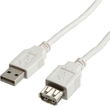Kabel USB RBLINE USB-A - 0.8 m Szary (S3111)