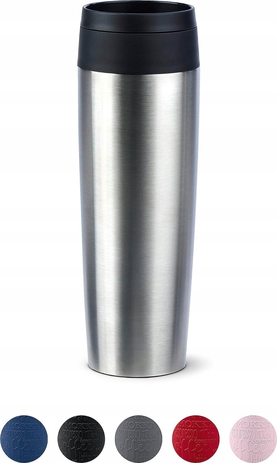 Emsa TRAVEL MUG Classic Grande thermal mug (stainless steel, 0.5 liters)