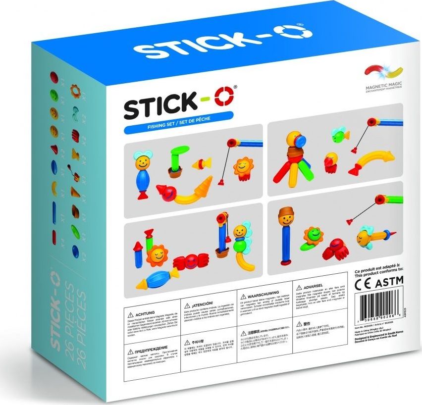Magformers Klocki magnetyczne Stick-O zestaw kreatywny 26 elementów (005-902005)
