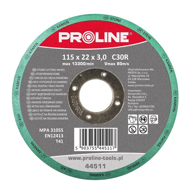Pro-Line Tarcza do cięcia kamienia T41 125mm 44512