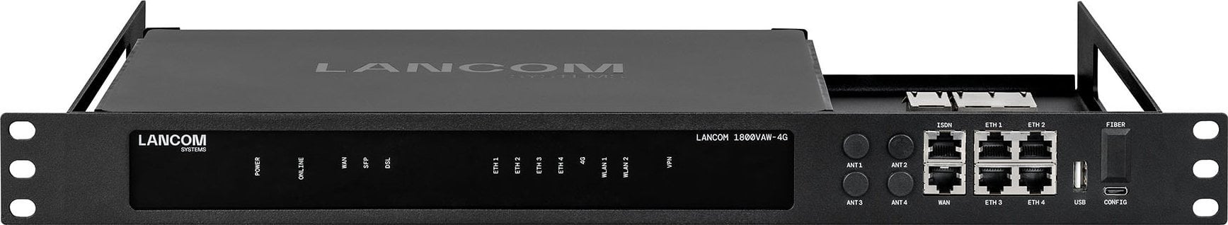 Lancome Lancom Zubehör CPE blackline Rack Mount Plus 19"-Befestigungsschiene für LANCOM SD-WAN Gateways