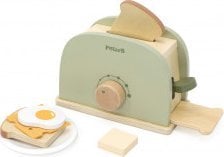 Viga PolarB Drewniany Zestaw Toster Zielony + Akcesoria