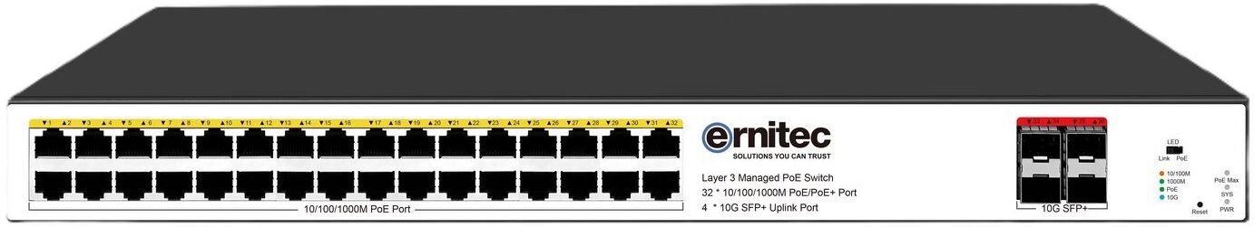 Switch Ernitec Ernitec ELECTRA-M232-1GB-460W przełącznik sieciowy