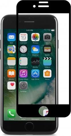 Moshi IonGlass for iPhone 8/7 Plus - Black (Clear/Glossy)