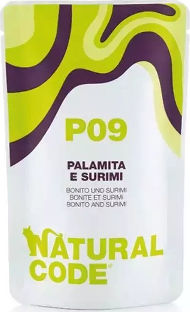 Natural Line s.r.l NATURAL CODE* KOT sasz.70g BONITO/SURIMI P09 /24