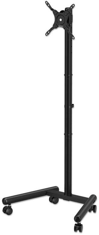 Manhattan MANHATTAN Kompaktowy stojak na telewizor i monitor na kółkach 33,02-127 cm 13-50 cal nachylny i regulowany wysokościowo wytrzymuje do 20kg c