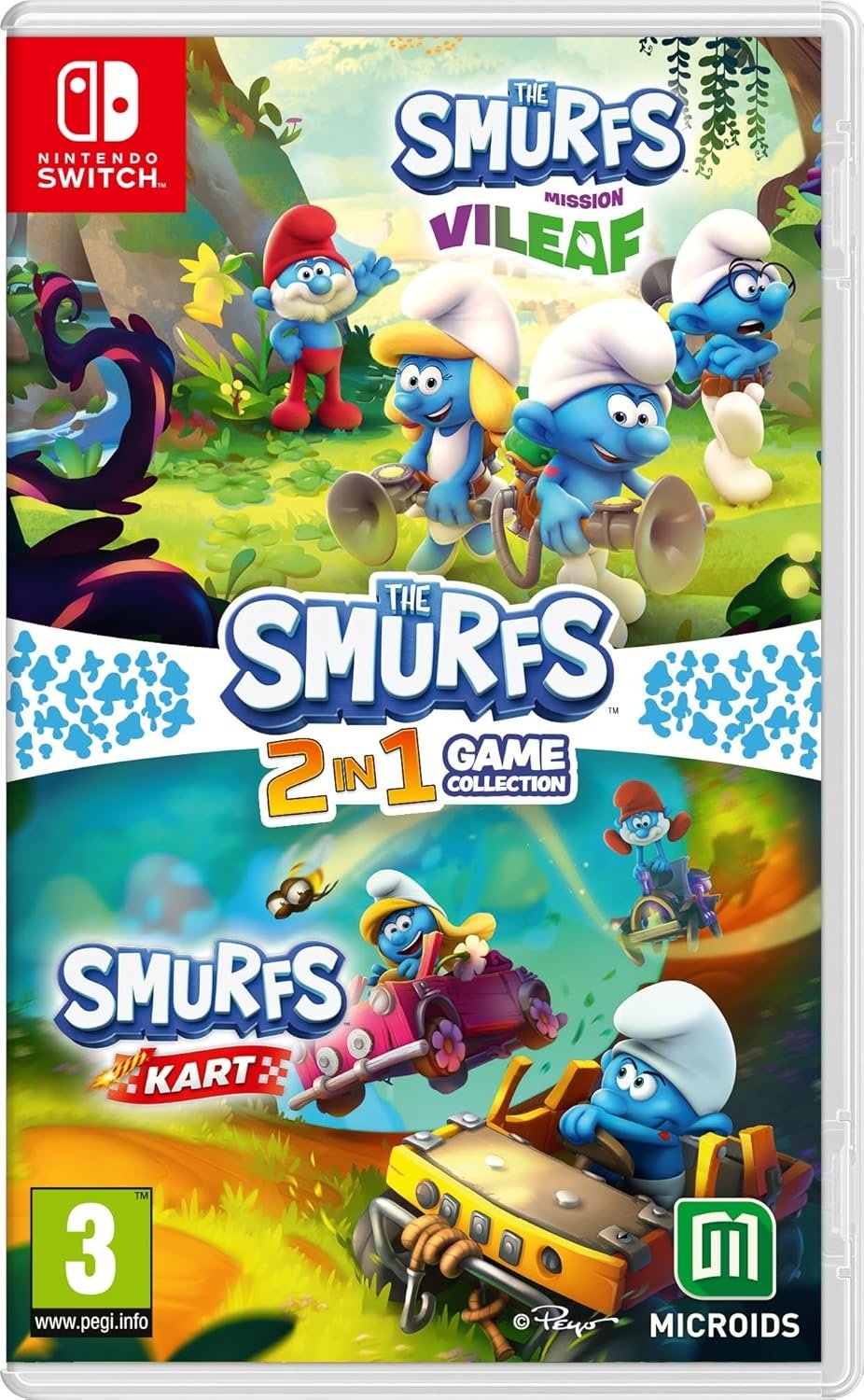 Zdjęcia - Gra Smurfs 2 in 1 Game Collection (NSW)