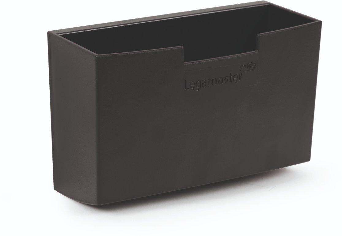 Legamaster glassboard accessory holder black, Board pen tray, Plastic, 250 g, 92 mm, 160 mm, 106 mm
