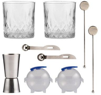 Octopus Publishing Group Ravenhead® Whiskey cocktail set 10 elementy