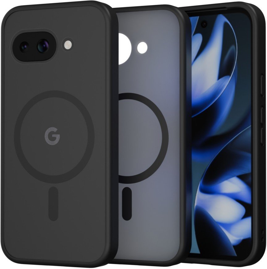Etui Supero do Google Pixel 9A Magsafe, półprzezroczysto-czarne