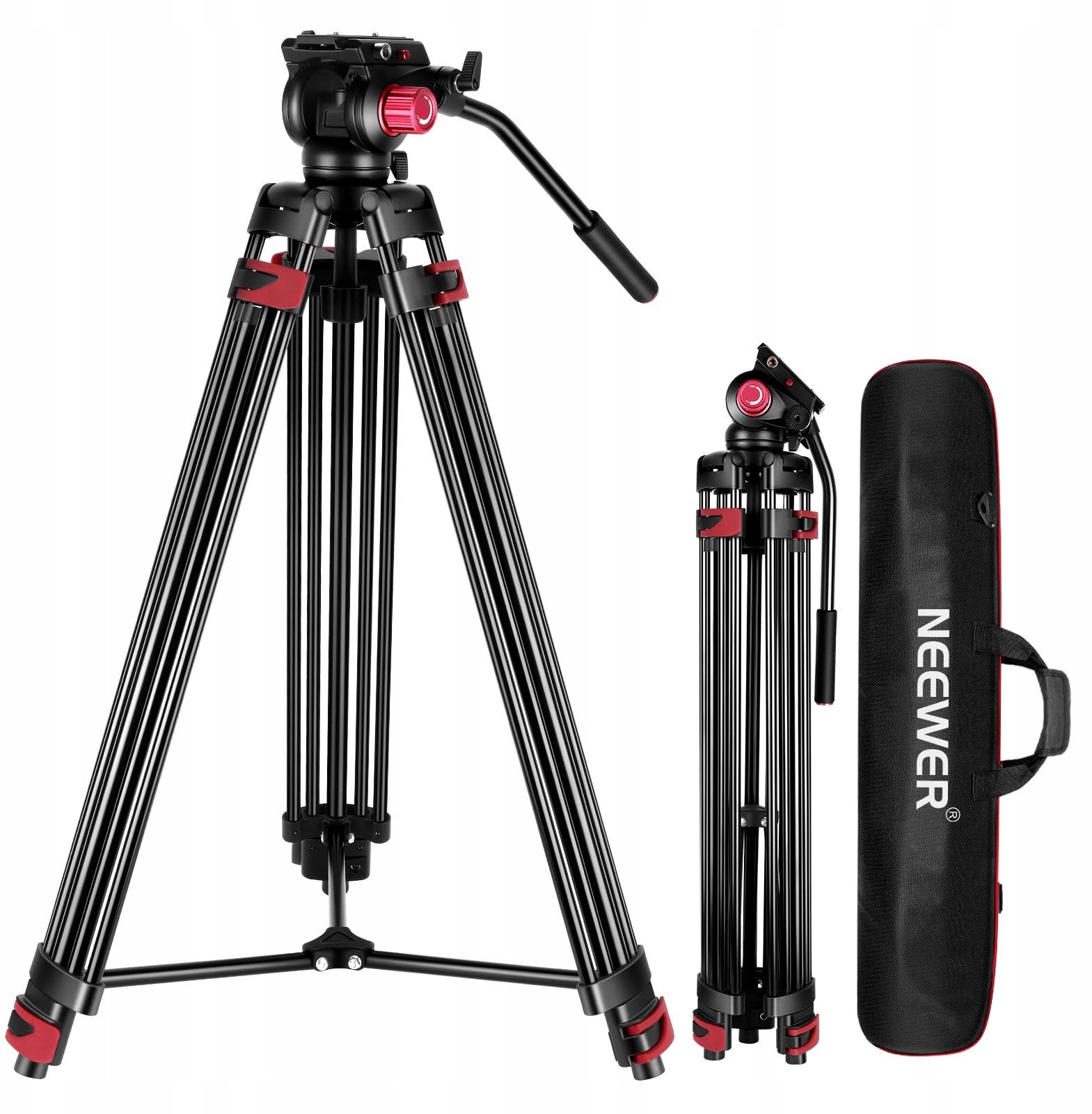 NEEWER TP-M200 Statyw wideo 79"/200 cm z głowicą 360 do 8kg obciążenia