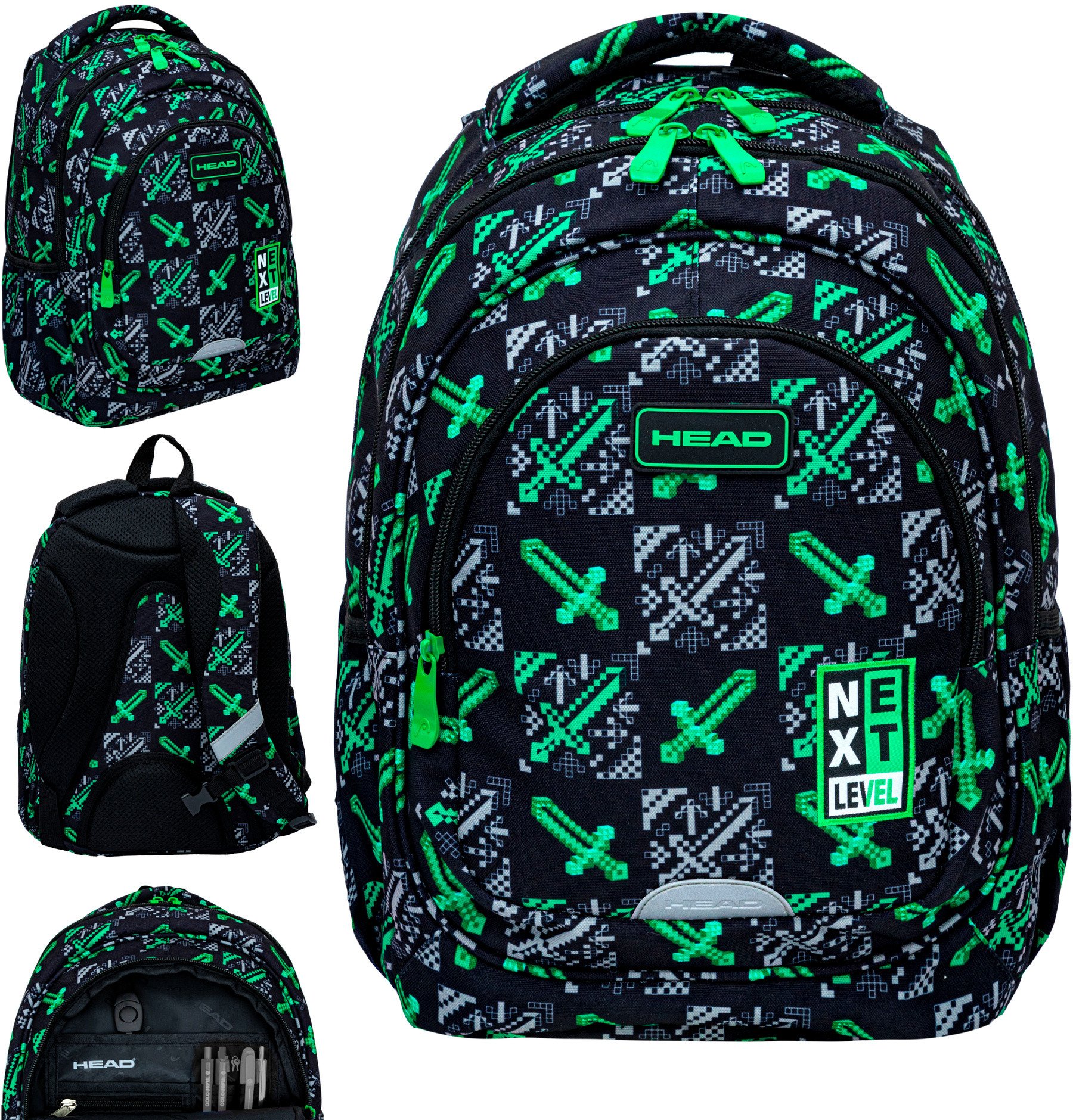 Astra Plecak szkolny Next Level AB330 3 komorowy 20l ASTRABAG