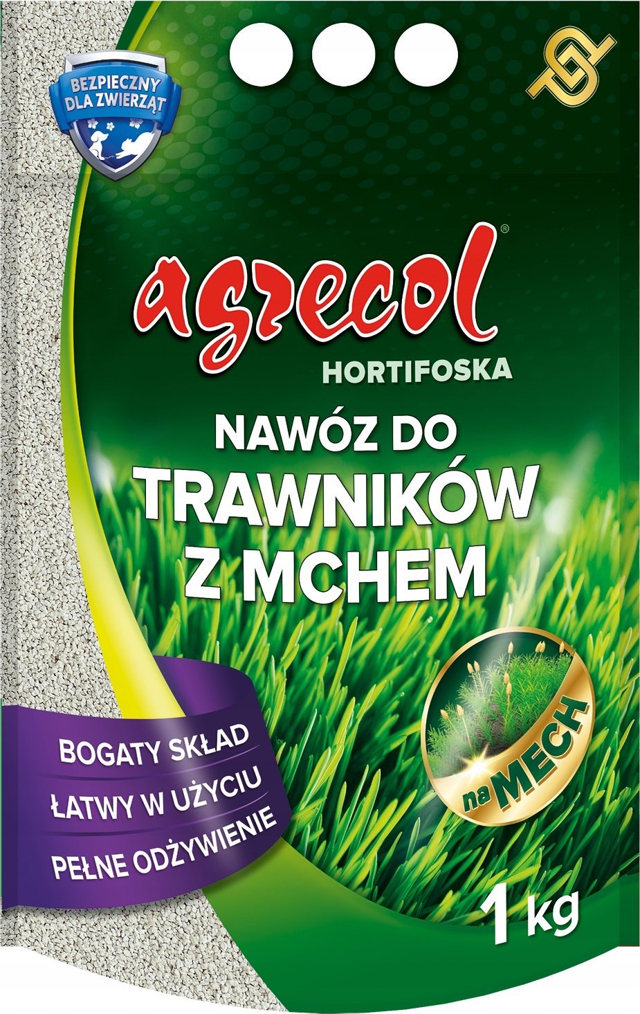 Agrecol HORTIFOSKA Nawóz do trawnika z mchem 1kg
