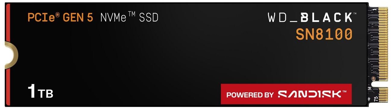 Dysk SSD WD Black Sn8100 1 Tb M.2 Pci (WDS100T1X0M)