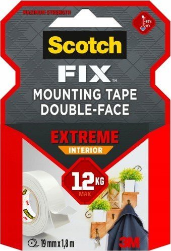 Sila Taśma montażowa dwustronna wewnętrzna 19 mm x 1,8 m