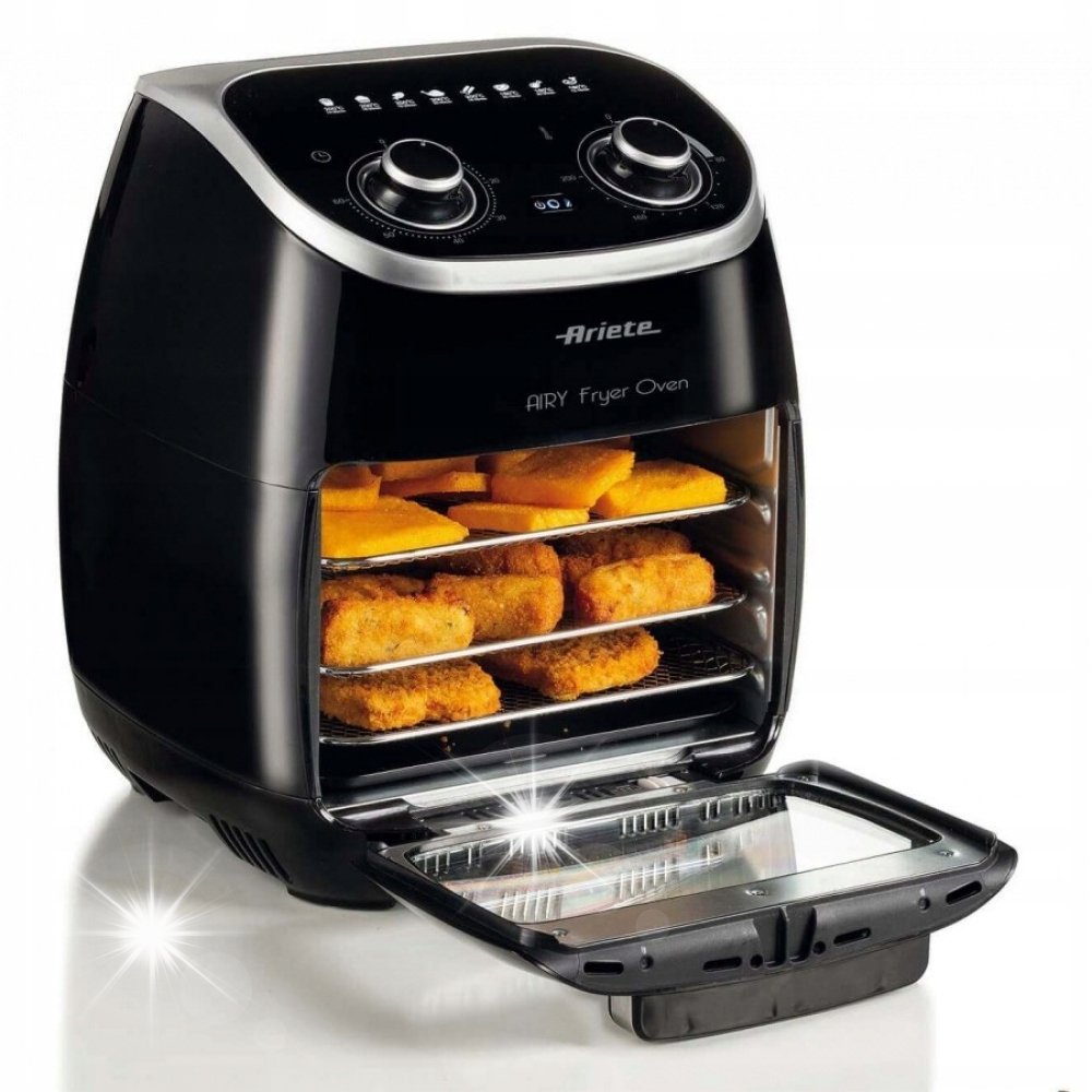 Frytkownica beztłuszczowa Ariete Piekarnik i frytkownica Ariete Air Fryer 4619/00 2000W 11L Rożen obrotowy