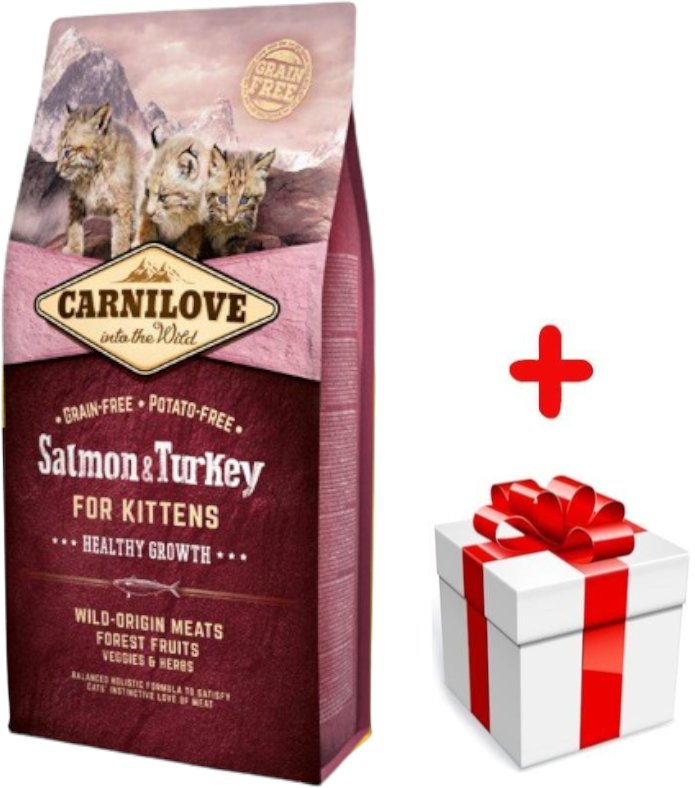 Carnilove CARNILOVE Cat Salmon & Turkey For Kittens 6kg