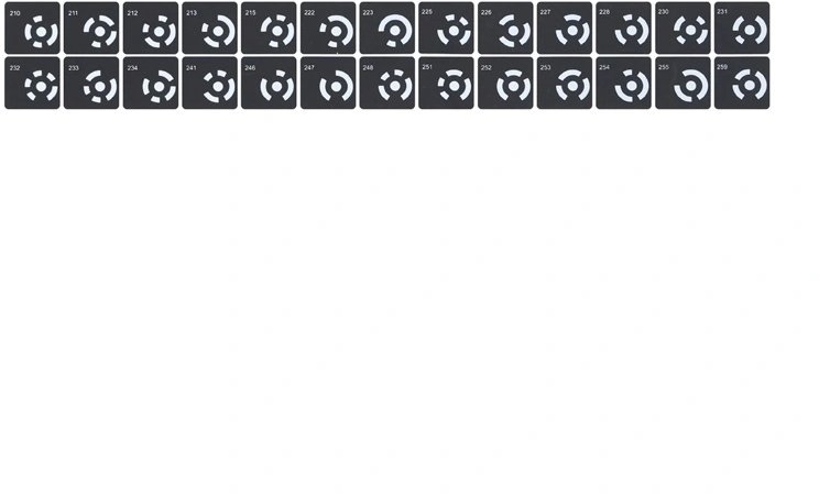 Skaner Samoprzylepne markery Revopoint (208 szt.)
