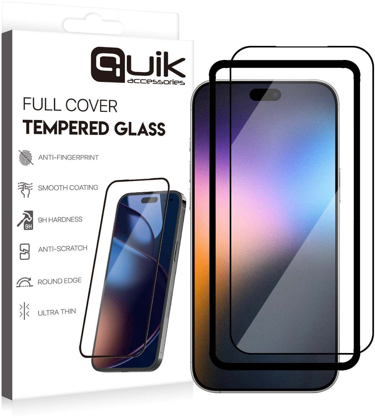 Quik Accessories Full Cover Tempered Glass for Xiaomi 15T