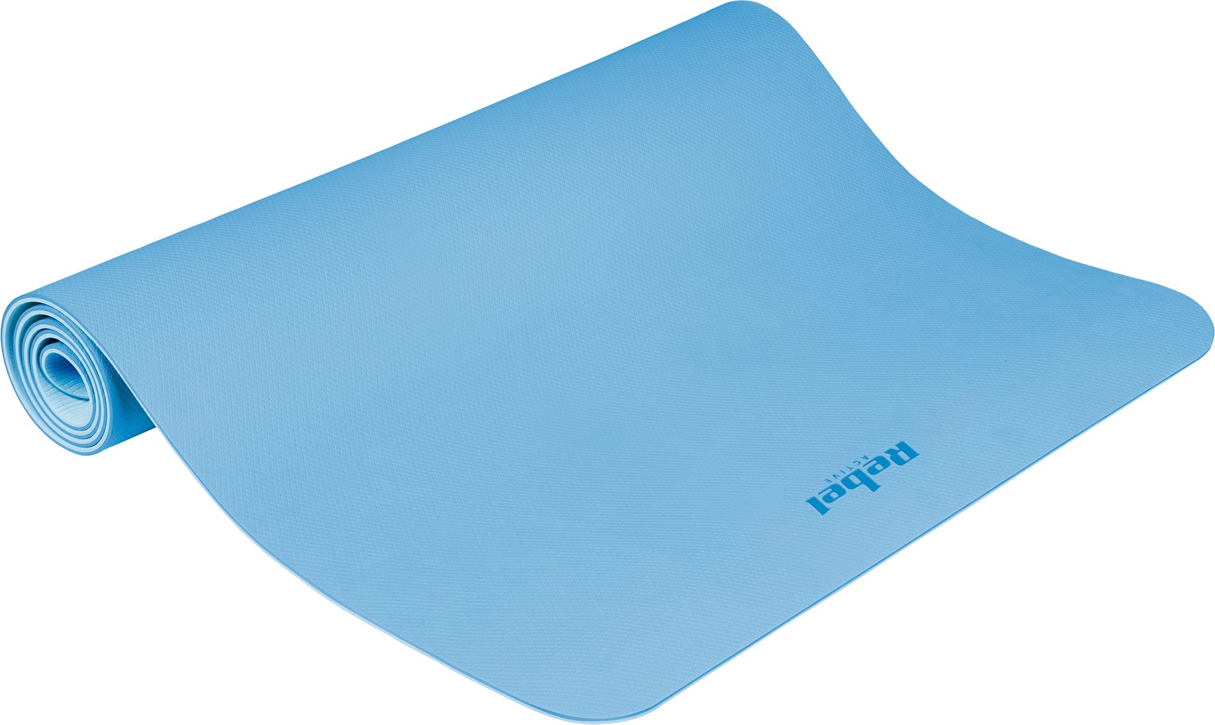 Rebel Active Mata gimnastyczna do ćwiczeń joga, pilates, fitness, 200x90cm, grubość 1cm, materiał TP...