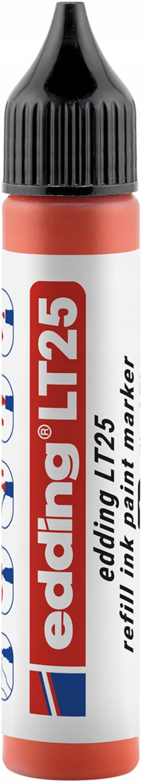 Edding Tusz do uzupełniania markerów olejowych e-LT 25 ECOLINE*, , czerwony (ED-LT25002)