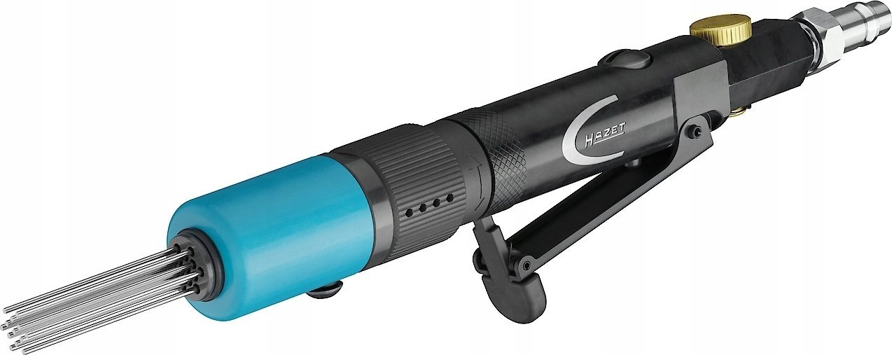 Hazet Hazet mini needle scaler 9035M-6, pneumatic scaler (black/blue)