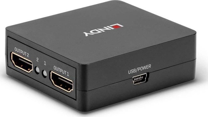 Lindy Splitter HDMI 2.0 LINDY 2 Port 18G 50m