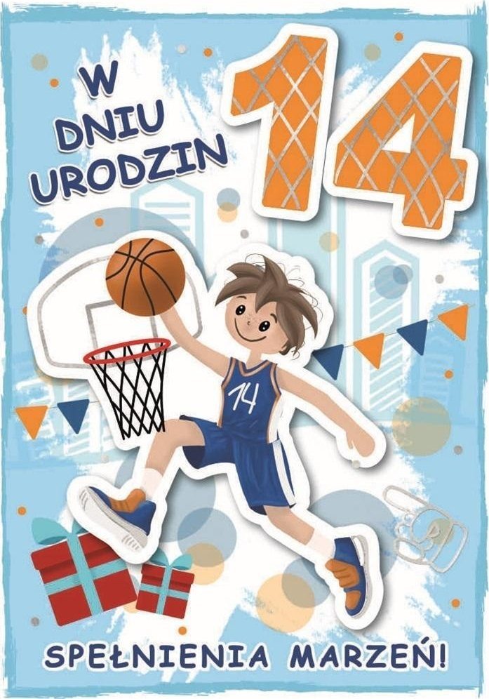 Karnet urodziny 14