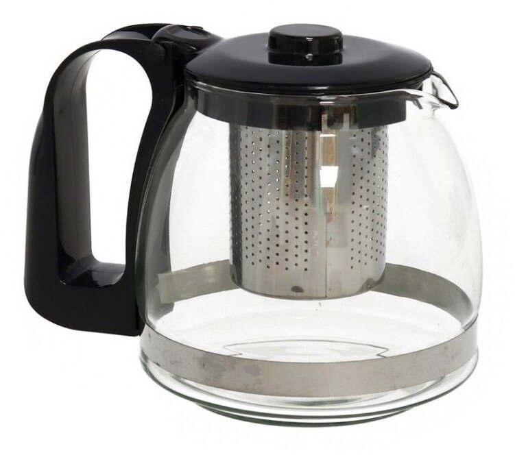 Lumarko Szklany czajnik z filtrem 1600 ml 14 5 x 20 x 15 5 cm KITCHEN&GO 8445393048376 (8445393048376)