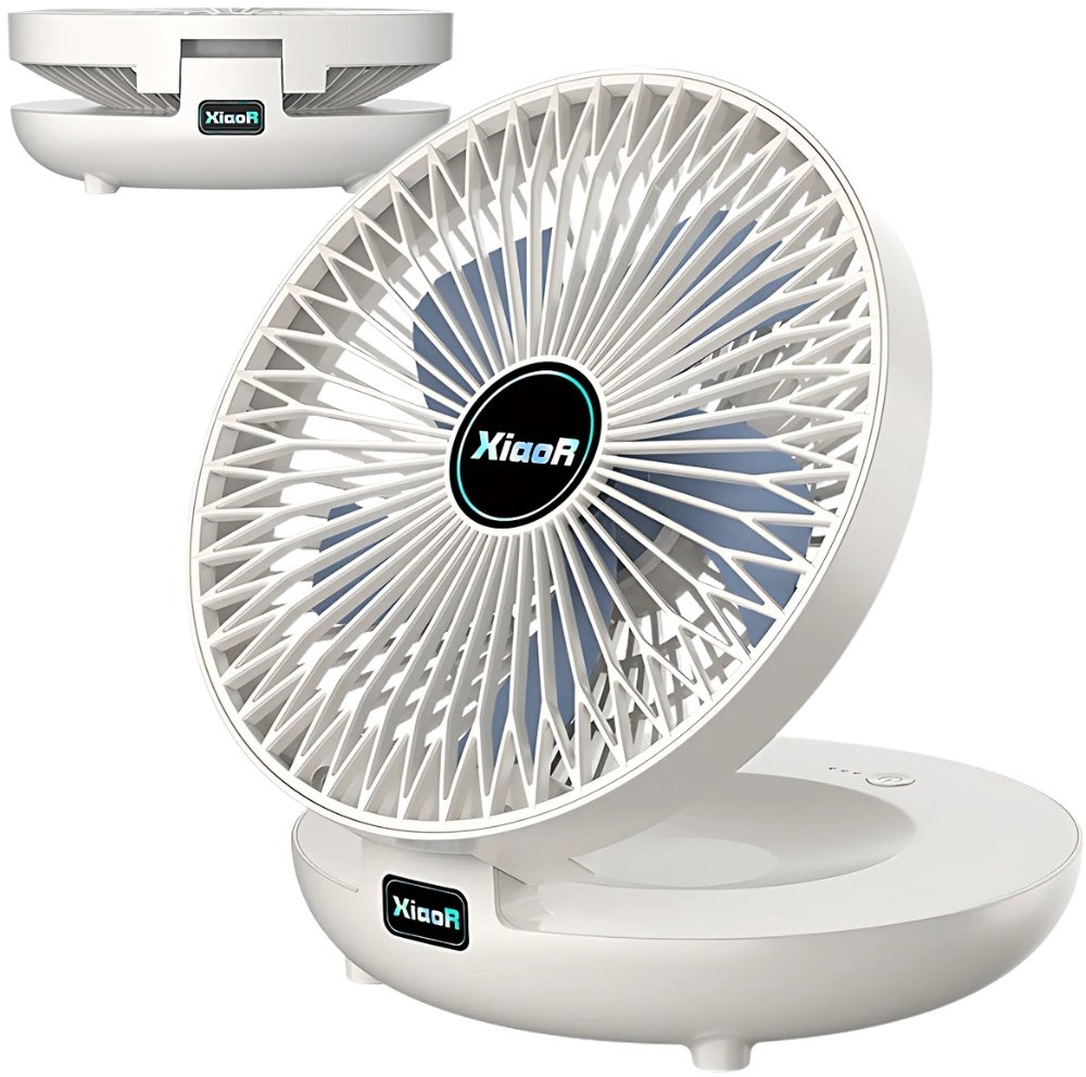 Wentylator biurkowy wiatrak składany bezprzewodowy klips biurkowy stojący