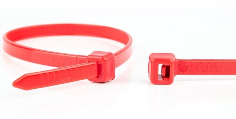Stabilus WKK wiąacz kablowy z tworzywa sztucznego Czerwony 300x4,8mm 100 St.