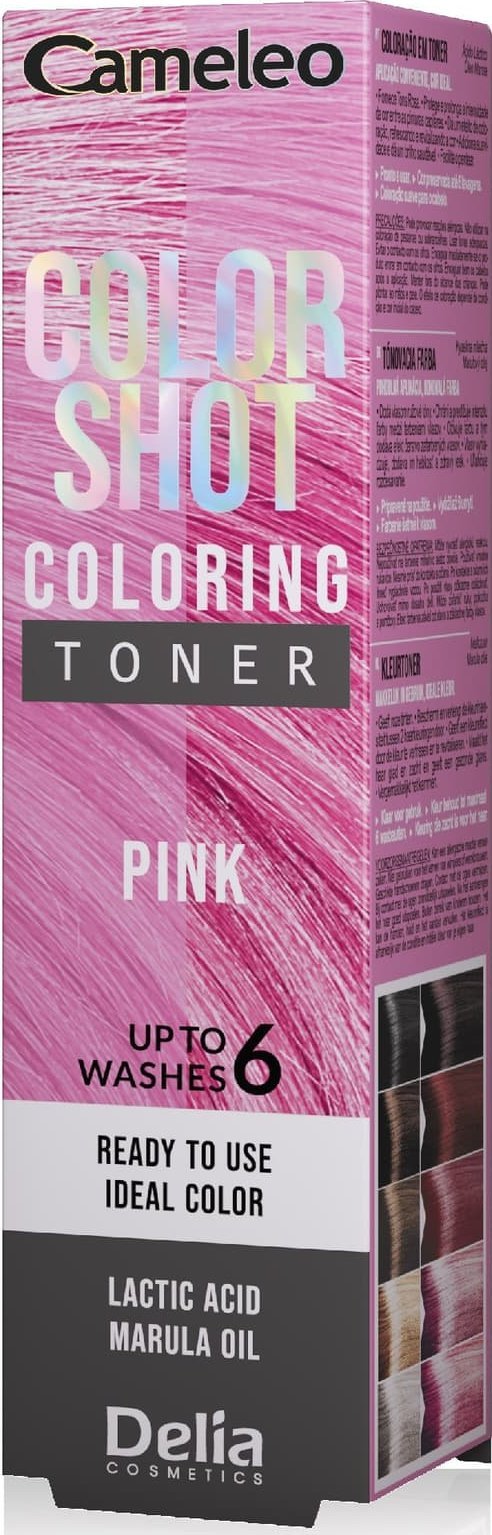 Delia CAMELEO Color Shot Pink Toner do włosów 60 ml