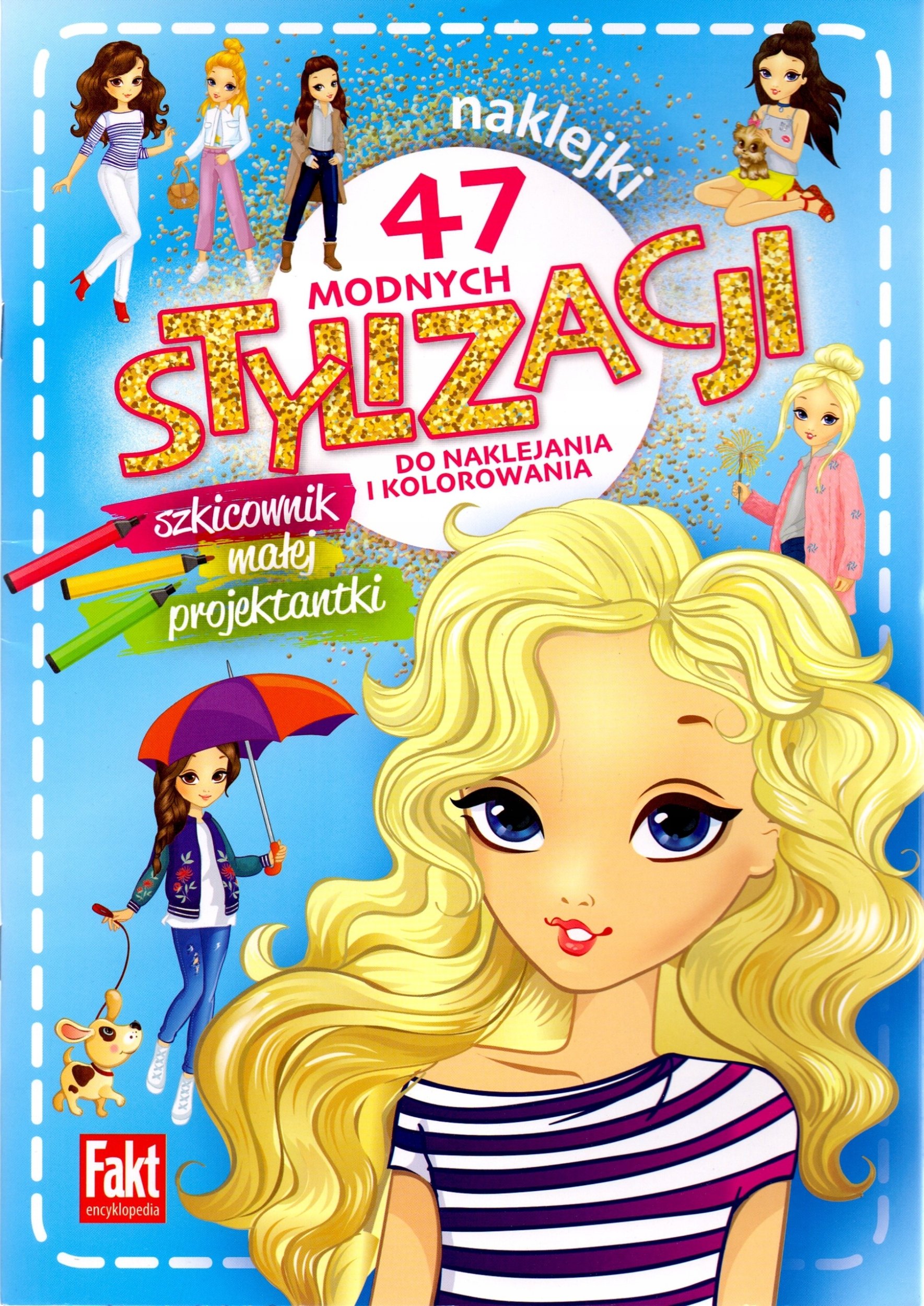 47 modnych stylizacji. szkicownik małej projektant