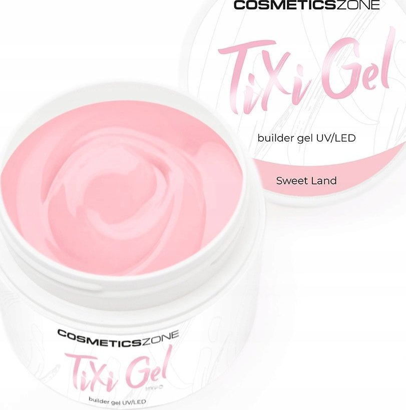 Cosmetics Zone Żel budujący z pamięcią cieczy jasny różowy UV LED Dream Kiss 5ml