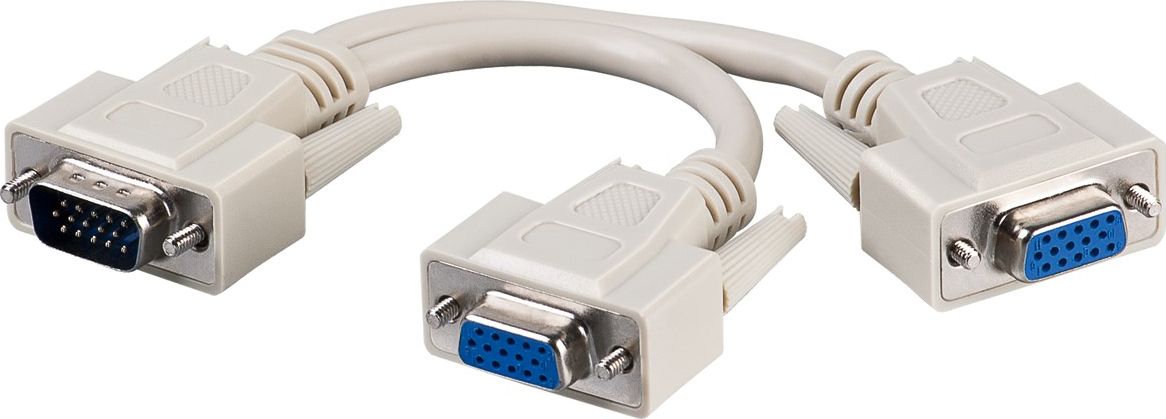 MicroConnect VGA Y-splitter 1 to 2, passive (MONG2H)
