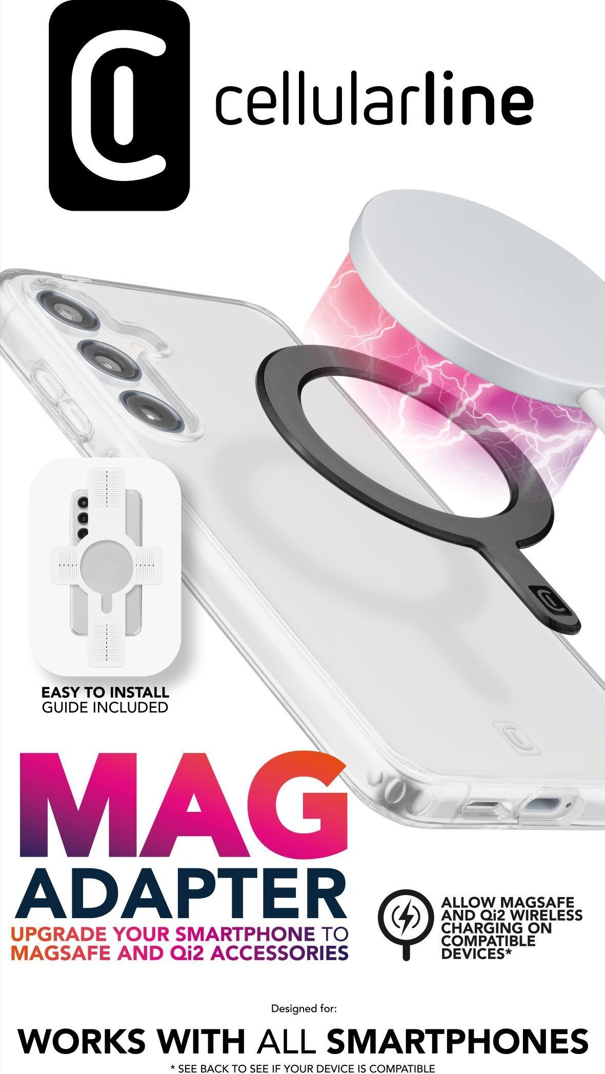 Cellular Line Cellularline MAG Adapter Ring Black