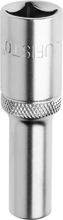 Jufisto JUFISTO Nasadka 9mm 1/2"""" Długa Sześciokątna Do Klucza Nasadowego