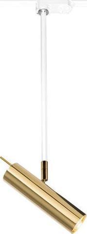 Zdjęcia - Żyrandol / lampa Amos Amplex Reflektorek wiszący minimalistyczny  tuba do szynoprzewodu biał 