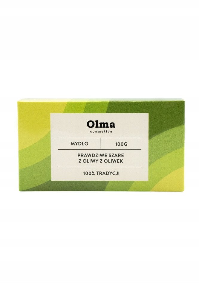 WS Naturalne Mydła Wiedeńskie OLMA COSMETICS_Prawdziwe szare mydło z oliwy z oliwek 100g