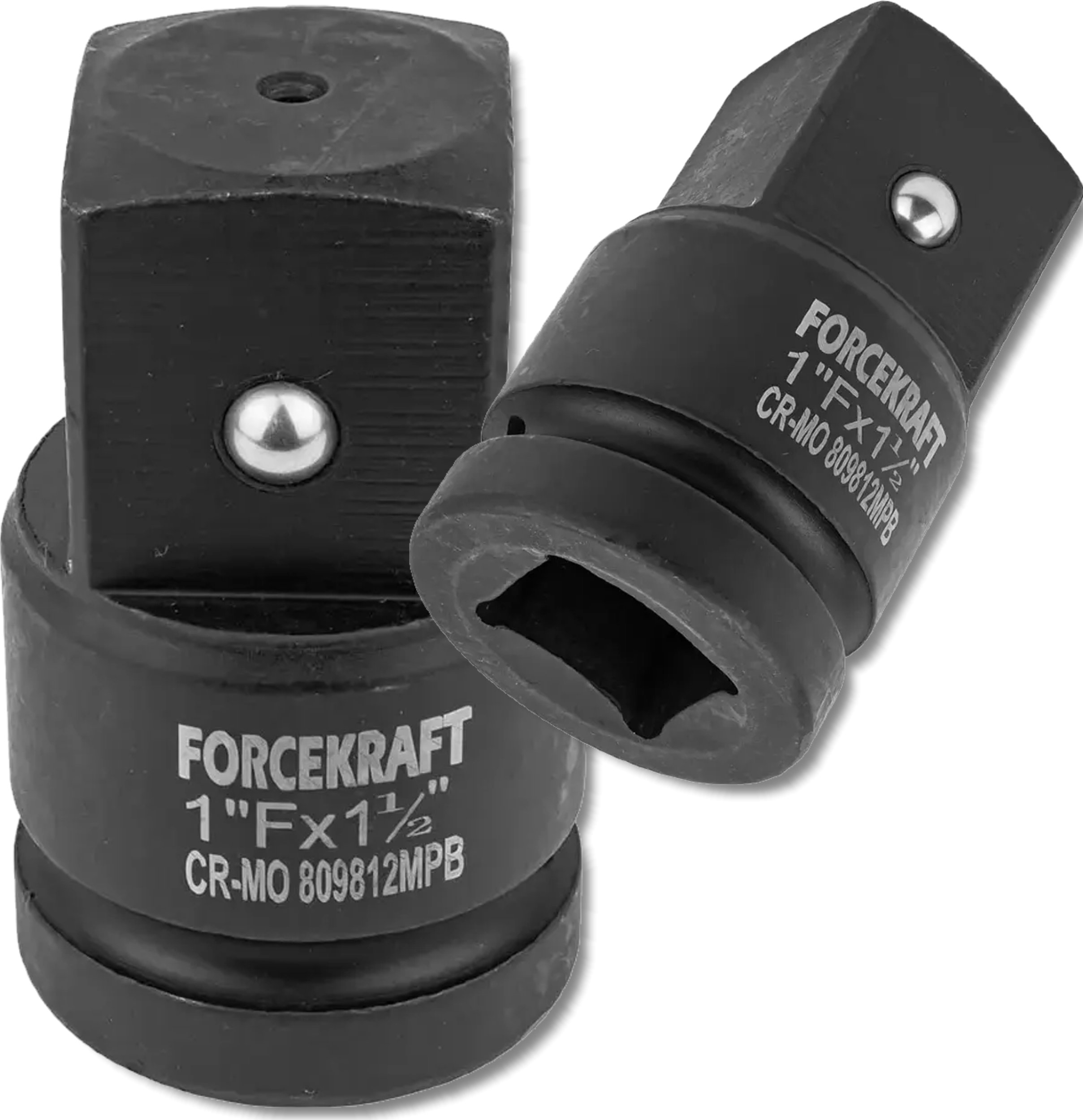 FORCEKRAFT ADAPTER udarowy nasadkowy REDUKCJA przejściówka gwint 1" (F) 1.5"(M)