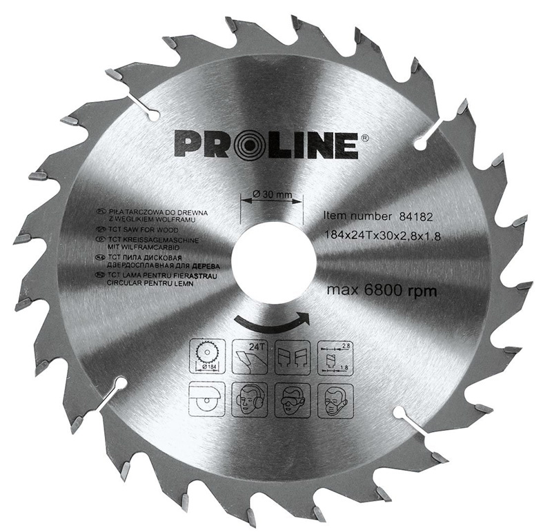 Pro-Line Piła tarczowa do drewna 250x30mm 60z. - 84256