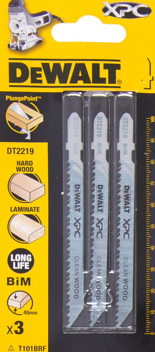 Dewalt Brzeszczoty XPC uchwyt T 3szt. - DT2219