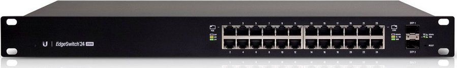 ES-24-250W - Switch Ubiquiti Ubiquiti | Switch | ES-24-250W | Web managed | Rackmountable | 1 Gbps (RJ-45) jungtys quantity 24 | SFP jungtys quantity 2 | 12 mėn.