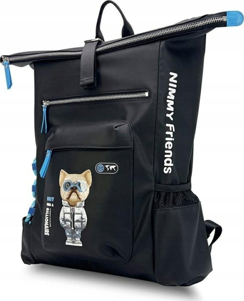 Torba PanzerGlass Plecak Nimmy Cool&Cute 2.0 Dog do laptopa czarny
