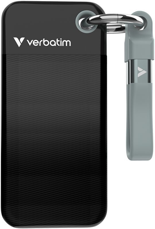 Dysk zewnętrzny SSD Verbatim Pocket 1TB Czarno-szary (32190)