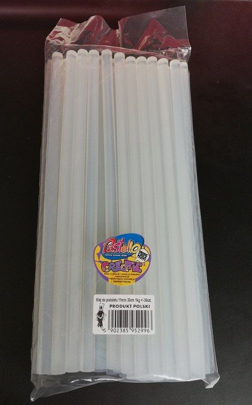 Wkłady klejowe Pastello Klej do pistoletu śr. 11 mm 30 cm 1 kg (36 lasek) PAS-2996