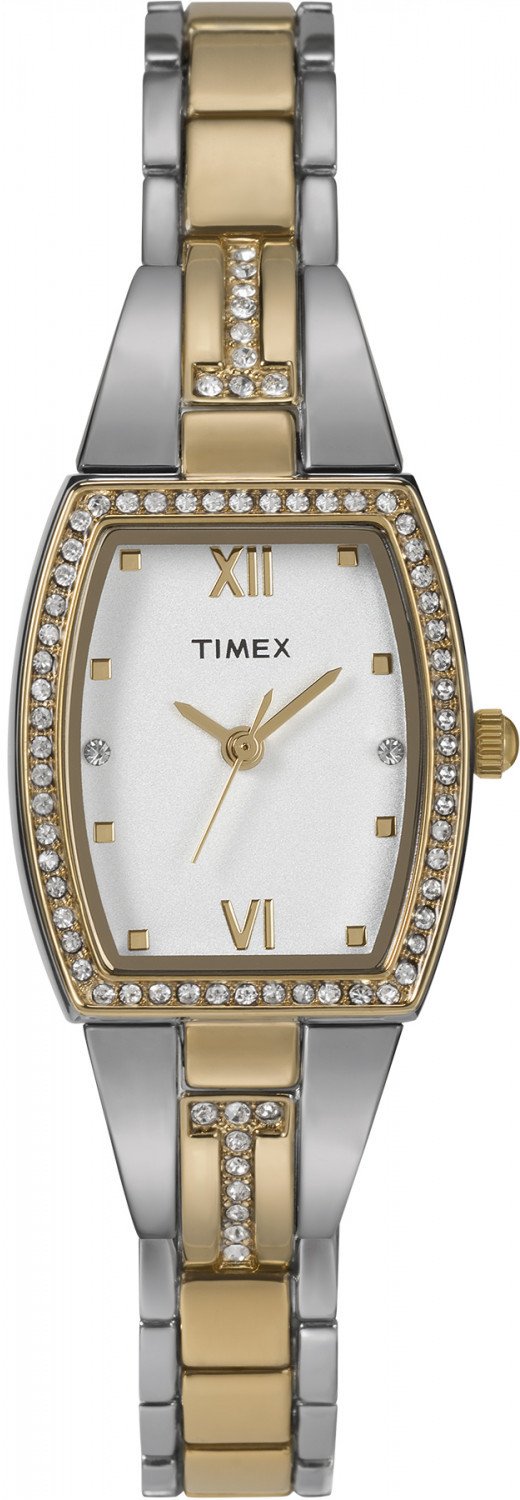 Zegarek Timex Zegarek damski Timex TW2W95800 CYRKONIE srebrny