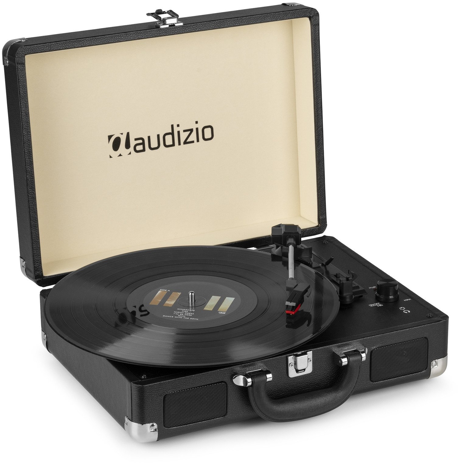 Gramofon Audizio Gramofon w walizce RP114BK czarny one size