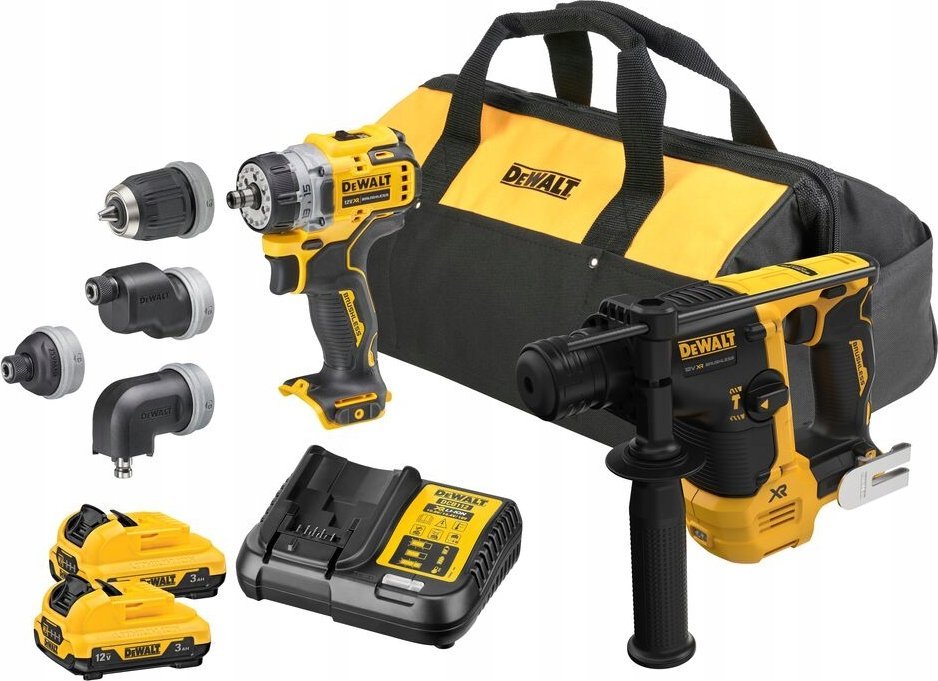 Zdjęcia - Zestaw elektronarzędzi DeWALT   .COMBO KIT 12V DCK2101L2 (DCH072 DCD70 