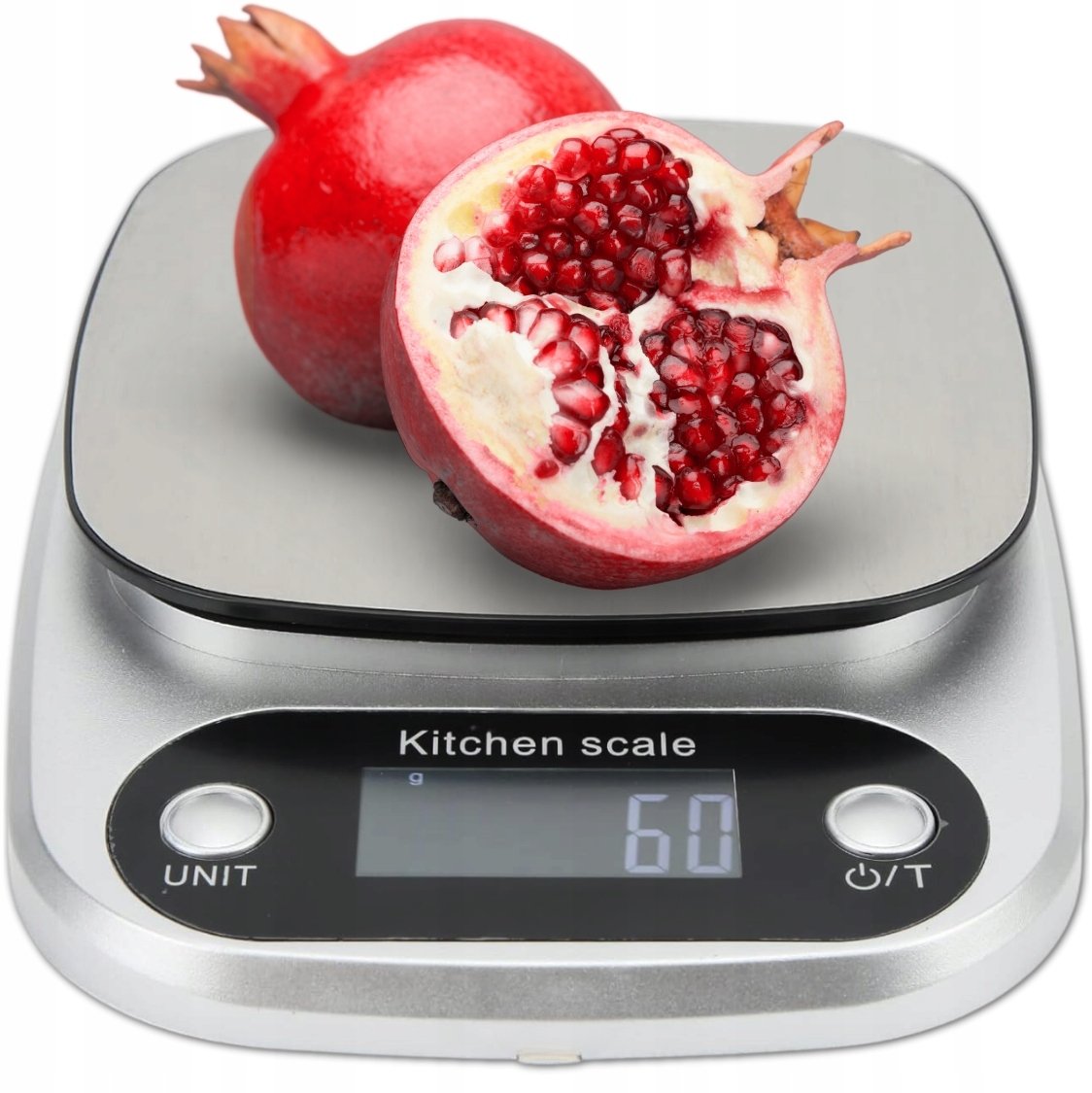 Waga kuchenna Jcpal Waga kuchenna MEMFLOW Waga kuchenna 5000g 0,1g srebrny/szary 5 kg
